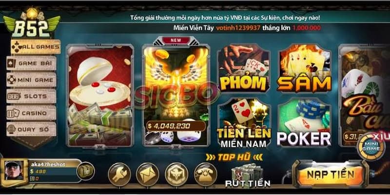 Chiến thuật chơi Game bài B52club hiệu quả